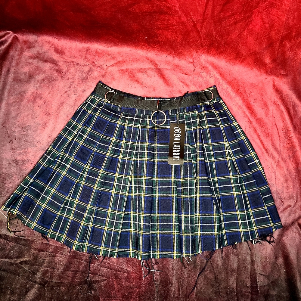 Current Mood Plaid skirt